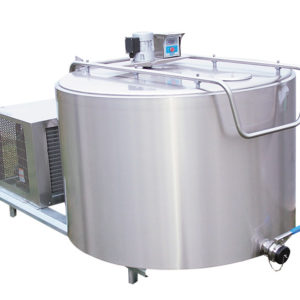 Milk cooling tanks